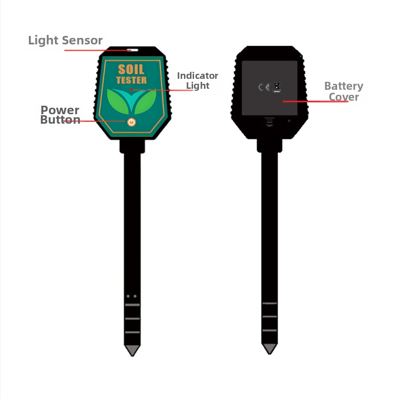 Pôdný tester ST-03 — presnosť 0.1, 92 g, Záhradníctvo a sadenie