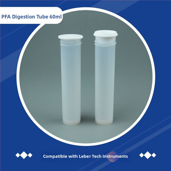 PFA digestná trubica pre testovanie pôdy s gravírovateľným číslom, model ZH 30, materiál PFA, teplotný rozsah -200 až +260 °C