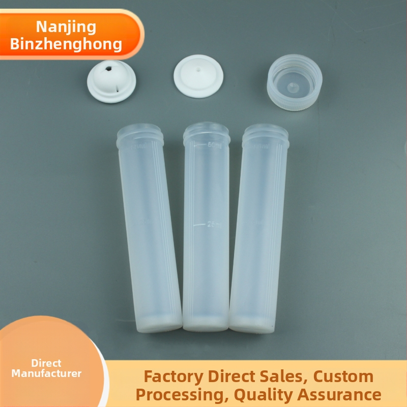 PFA digestná trubica pre testovanie pôdy s gravírovateľným číslom, model ZH 30, materiál PFA, teplotný rozsah -200 až +260 °C