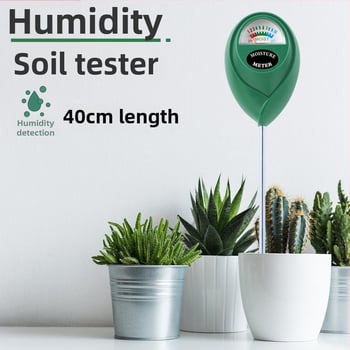 Talajnedvesség-mérő TR-40 cserepes növényekhez, gyümölcsösökhöz, fákhoz, zöldségekhez és termőföldekhez (1% pontosság, 100 g tömeg, testreszabás elérhető)