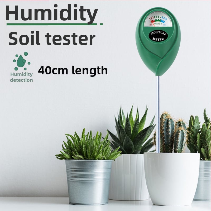 Talajnedvesség-mérő TR-40 cserepes növényekhez, gyümölcsösökhöz, fákhoz, zöldségekhez és termőföldekhez (1% pontosság, 100 g tömeg, testreszabás elérhető)