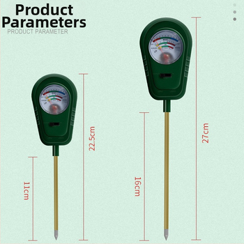 Pôdný trojfunkčný tester úrodnosti: pH, vlhkosť a úrodnosť