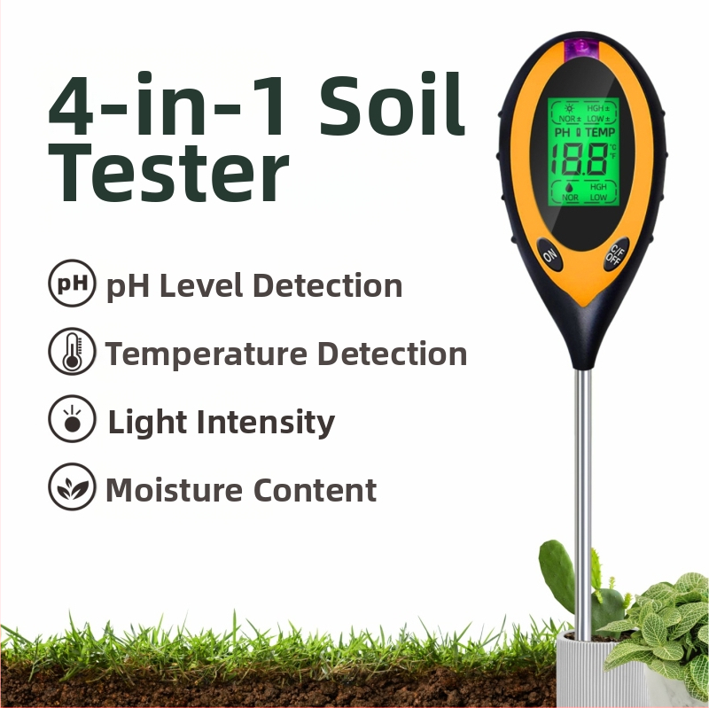 Sph004 Pôdný detektor so štyrmi funkciami: pH, vlhkosť, svetlo a teplota