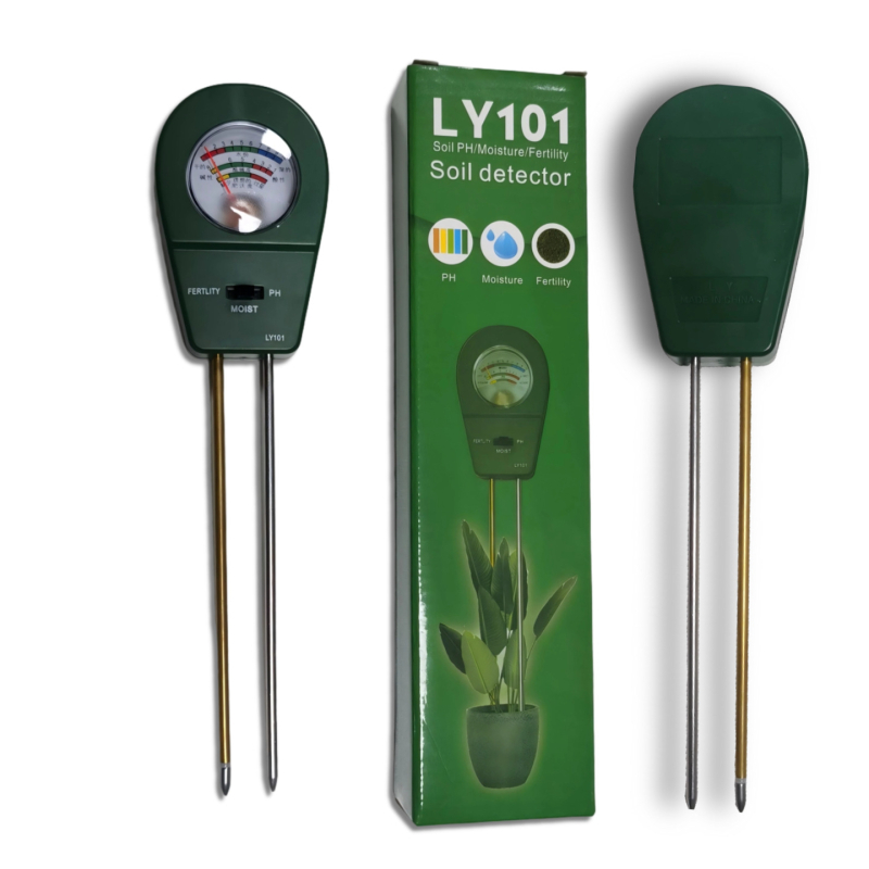 Talajteszter 1010, mérési pontosság 0,2, tömeg 100 g, kert, udvar, mezőgazdaság, virágok, gyümölcsös, feldolgozás és testreszabás