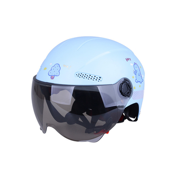Cască de protecție pentru copii, ABS, cască tip half-helmet, cască de vară, brand Defe/Dengfeng, 3C certificat nr. 2023091105021084