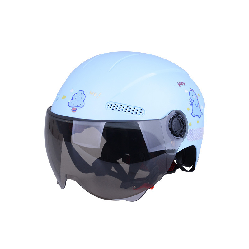 Cască de protecție pentru copii, ABS, cască tip half-helmet, cască de vară, brand Defe/Dengfeng, 3C certificat nr. 2023091105021084