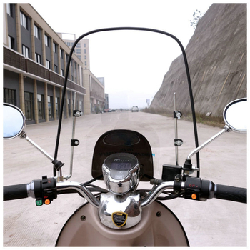 Protecție de vânt din PC pentru vehicul electric, parbriz frontal, personalizabil