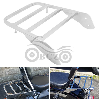 Zadnji nosač za prtljagu za motocikl BCZMT, model Cruise Prince Car, metalna konstrukcija, kompatibilan s VSTAR400/650/1100