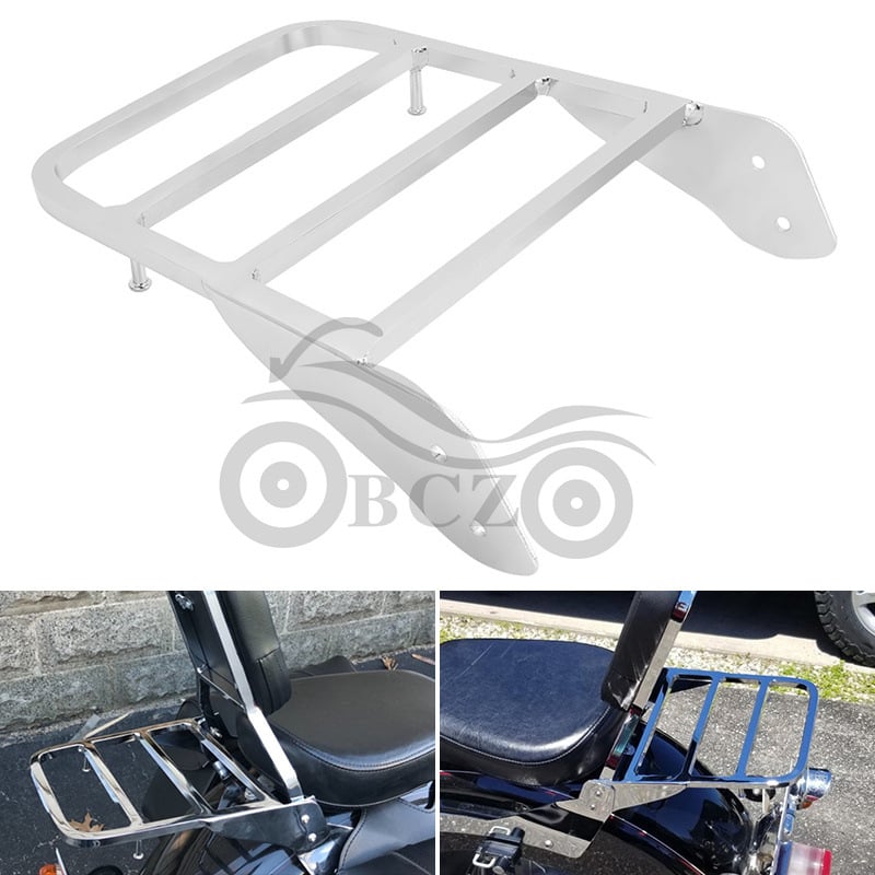 Zadnji nosač za prtljagu za motocikl BCZMT, model Cruise Prince Car, metalna konstrukcija, kompatibilan s VSTAR400/650/1100