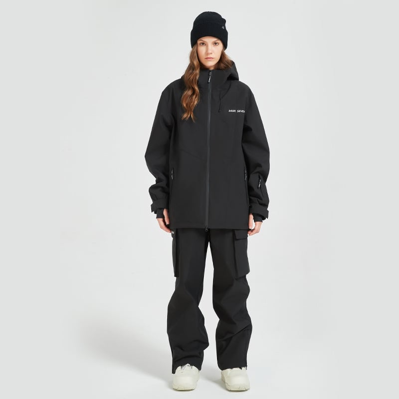 Női és uniszex síruha készlet, vízálló, lélegző, meleg és szélálló (Vízálló 10000 mm; Oxford anyag; poliészter bélés; poliészter töltet)