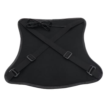 Perna încălzită pentru motocicletă 12V, PU din piele sintetică, control temperatură în 3 trepte 45–60°C, cablu 1,2 m, MP10101 IZTOSS