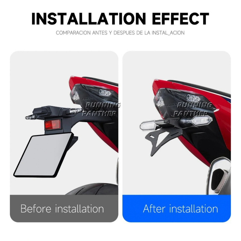 Suport LED pentru număr cu coadă scurtă pentru Honda CBR1000RR-R 2020- de la otilli – accesorii motocicletă