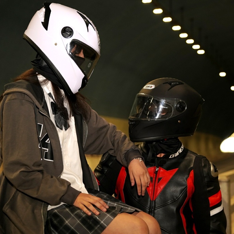 AWN kaciga za motor s punom zaštitom, unisex, zimska toplina, za sve sezone, materijal: novi PP, 3C certifikat, mogućnost prilagođavanja