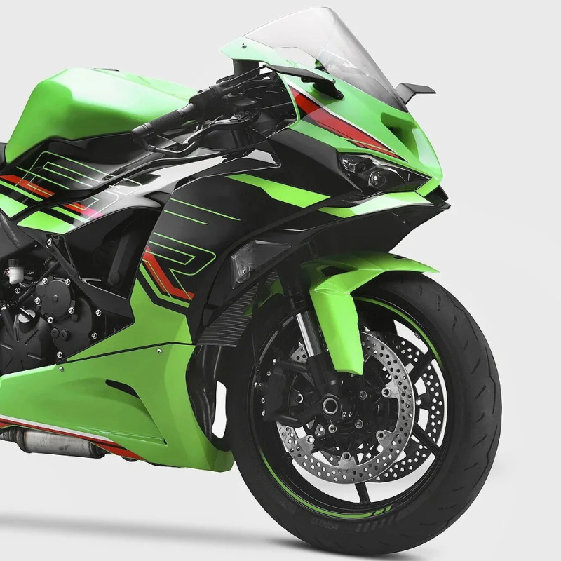 Motociklističko retrovizor s čvrstim vjetrokrilom za Kawasaki Ninja ZX-6R 2019-2024