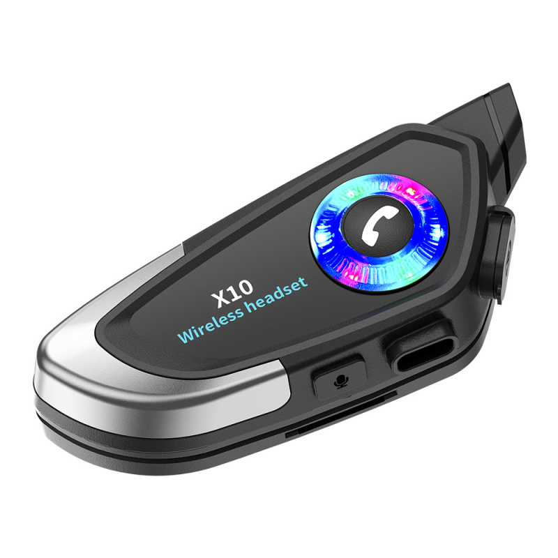 Cască Bluetooth pentru cască, 30 h baterie, Bluetooth 5.4, autonomie 10 m, apeluri și muzică, stereo