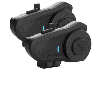 Cască de bicicletă cu intercom Bluetooth pentru doi, rază de 20 m, Bluetooth 5.0, partajare muzică, reducere zgomot