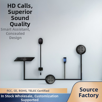 Bluetooth headset pre prilbu motorke s dvoma interkomom V5S (Bluetooth 5.1, dosah 1500 m, vodotesné a prachotesné, potlačenie šumu)