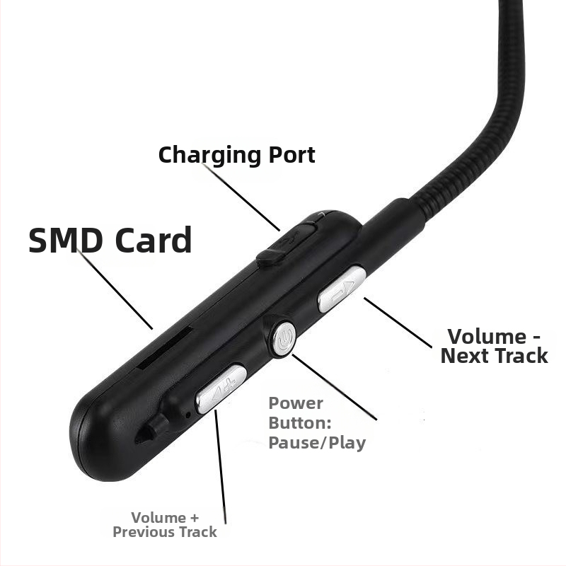 Bluetooth headset pentru cască de motocicletă cu modul încorporat – stereo pentru ambele urechi, Bluetooth 5.0, rază de 10 m, durată baterie 40–45 h