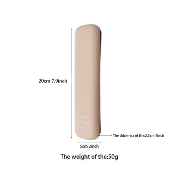 Geantă de depozitare pentru pensule de machiaj, din silicon impermeabil, portabilă pentru călătorii, cu închidere magnetică