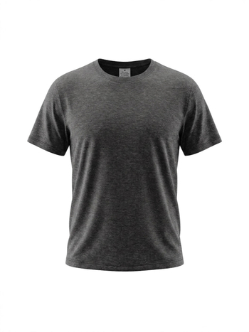 Muški ljetni T-shirt kratkih rukava s okruglim izrezom, slim fit, poliesterska mješavina, 180 g, za svakodnevnu upotrebu ljeti, proljeće i jesen.