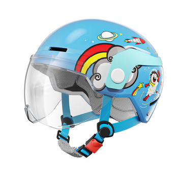 Cască pentru copii de tip half-helmet pentru motociclete electrice, ABS, Gb811-2022a, certificat 3C