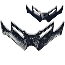 Motocicletă ABS – aripă de aer fixă MY-363, potrivire universală, design cioc de pasăre și aripă de rechin