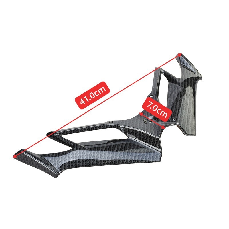 Motocicletă ABS – aripă de aer fixă MY-363, potrivire universală, design cioc de pasăre și aripă de rechin