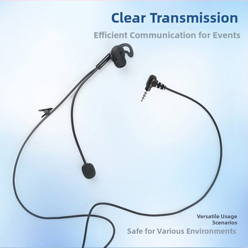 Futbalový rozhodca prilba interkom slúchadlo, mono zvuk, jedno ucho, Bluetooth 5.0, dosah 5 m