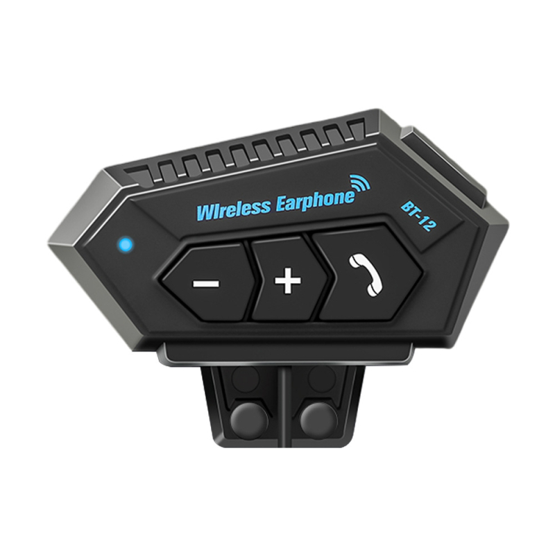 BT12 Bluetooth slušalica za kacigu, stereo zvuk, aktivno smanjenje šuma, 32 sati trajanja baterije, vodootporna za vožnju biciklom
