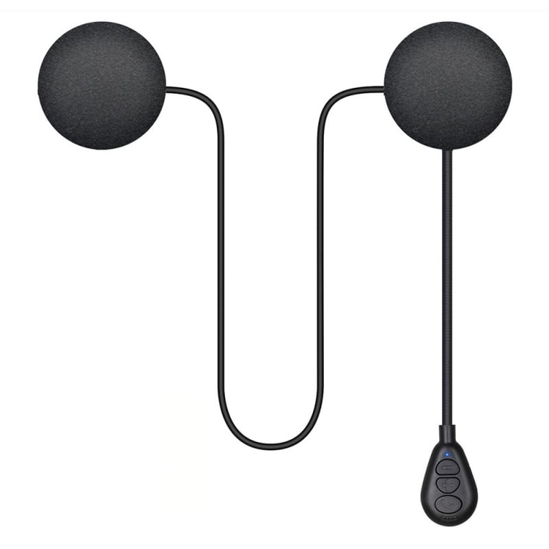 Ακουστικό Bluetooth για κράνος μοτοσικλέτας με Μείωση Θορύβου, Bluetooth 5.0, Εμβέλεια 10 μ., Ζωή Μπαταρίας 4–8 ώρες, Στερεο Ήχος