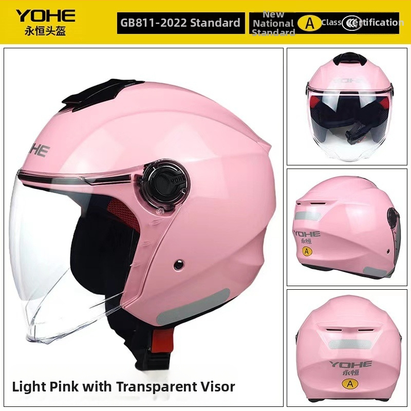Casca Eternal 877, material ABS, cască pentru motocicletă 3/4, certificare GB811-2022A, cod 3C 2023011105581693, potrivită pentru motociclete electrice