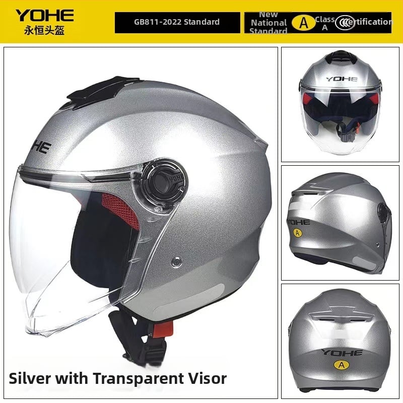 Casca Eternal 877, material ABS, cască pentru motocicletă 3/4, certificare GB811-2022A, cod 3C 2023011105581693, potrivită pentru motociclete electrice