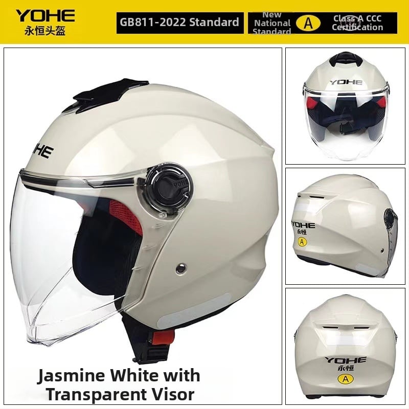Casca Eternal 877, material ABS, cască pentru motocicletă 3/4, certificare GB811-2022A, cod 3C 2023011105581693, potrivită pentru motociclete electrice