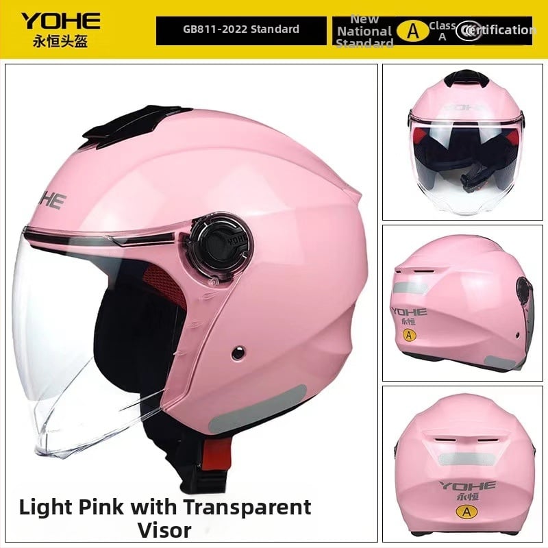 Casca Eternal 877, material ABS, cască pentru motocicletă 3/4, certificare GB811-2022A, cod 3C 2023011105581693, potrivită pentru motociclete electrice