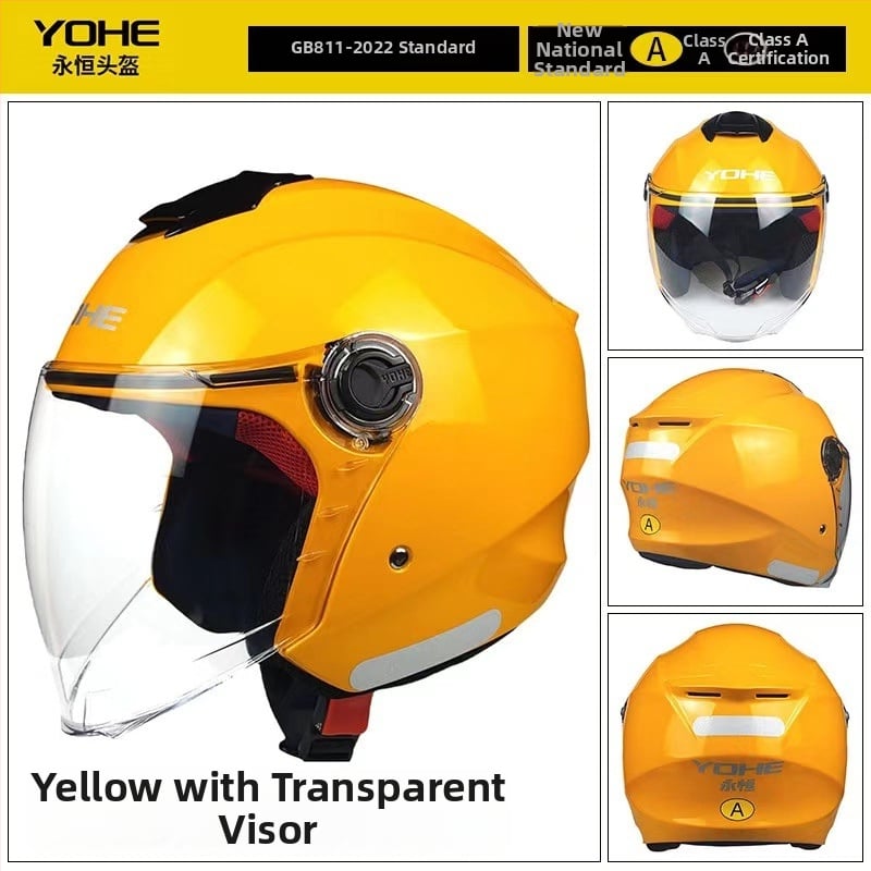 Casca Eternal 877, material ABS, cască pentru motocicletă 3/4, certificare GB811-2022A, cod 3C 2023011105581693, potrivită pentru motociclete electrice