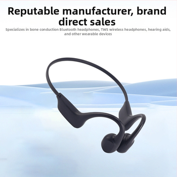 Bezdrôtové slúchadlá s kosťovým vedením na behanie, s háčikom na ucho, Bluetooth 5.4, IPX5, výdrž batérie viac než 8 hodín