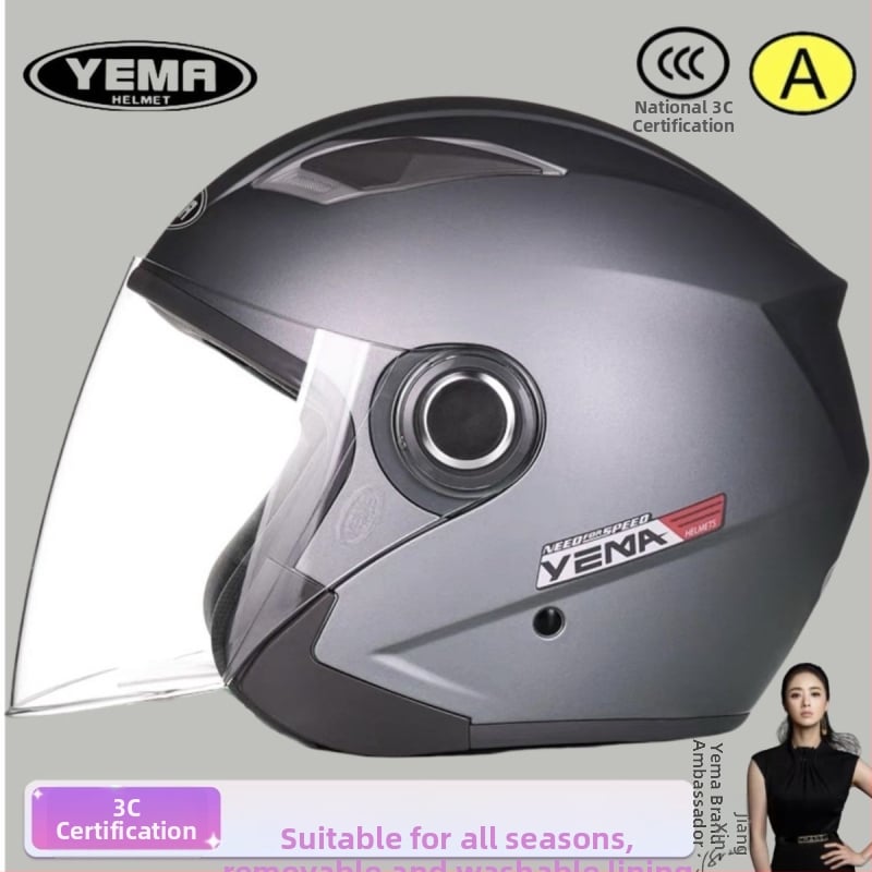 Mustang 3C certificirana zimska kaciga za električne motocikle, za muškarce i žene, unisex, half-helmet