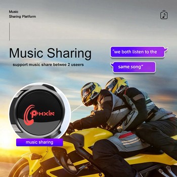 PHXIN V10S Bluetooth ενδοεπικοινωνία κράνος μοτοσικλέτας, για 10 χρήστες, αδιάβροχο, μείωση θορύβου, φωνητικός έλεγχος