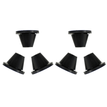 Gumeni set bočnog poklopca i ferrule za Harley Touring, 6 kom, Hao Chang