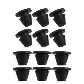 Gumeni set bočnog poklopca i ferrule za Harley Touring, 6 kom, Hao Chang