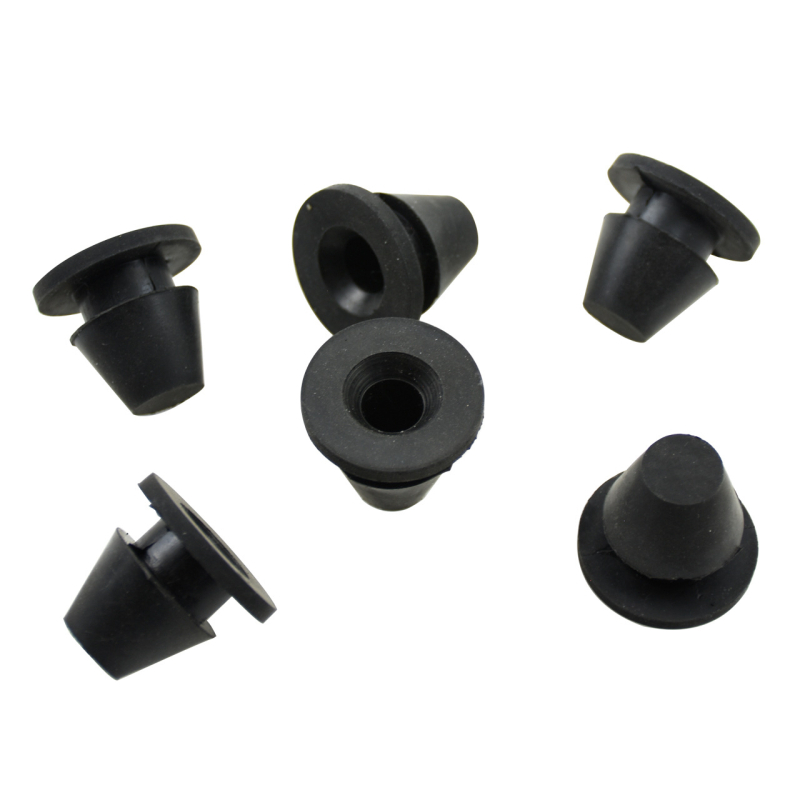 Gumeni set bočnog poklopca i ferrule za Harley Touring, 6 kom, Hao Chang