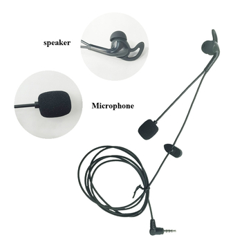 XiNOWy Serija sudija: interkom slušalica za nogomet na otvorenom, in-ear, lijevo uho, 3.5 mm pinhole, mono kanal