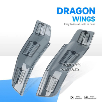 otilli Spoiler lateral Dragon Wing – protecție aer, ventilație și parbriz pentru Honda Gold Wing GL1800 F6B