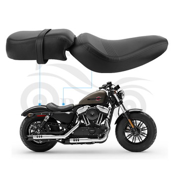 Stražnja kožna sjedalica za motocikl Harley 883 • Prilagodba obrade: Da • Marka: BCZMT • Model: Cruise Prince • Kompatibilni modeli: Harley 883