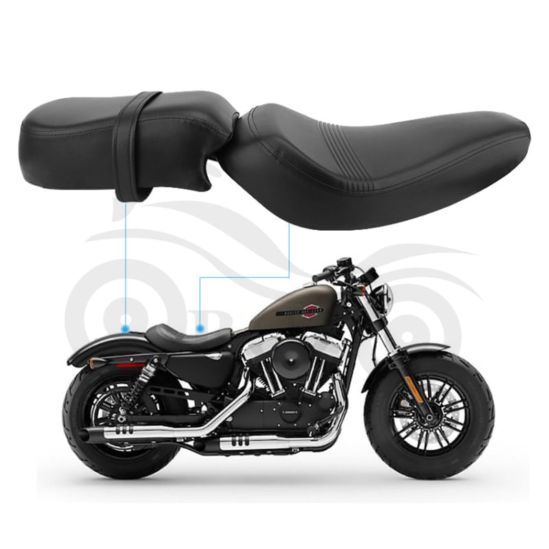 Stražnja kožna sjedalica za motocikl Harley 883 • Prilagodba obrade: Da • Marka: BCZMT • Model: Cruise Prince • Kompatibilni modeli: Harley 883