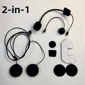 Bluetooth slúchadlá pre prilbu motorky, 5.4, dosah 10 m, stereo na ucho, potlačenie šumu, prehrávanie hudby a hovory