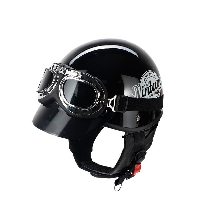 Harley retro kaciga za motocikl, polukaciga, 3C certifikat, univerzalna, zimska zaštita od vjetra