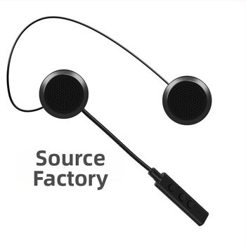 Bluetooth slúchadlo na prilbu motocykla – Vysoko hlasný stereo zvuk, Nepremokavé, pre hovory a hudbu, Bluetooth 5.0, dosah 10 m, Bilaterálny stereo zvuk, Životnosť batérie 160 h