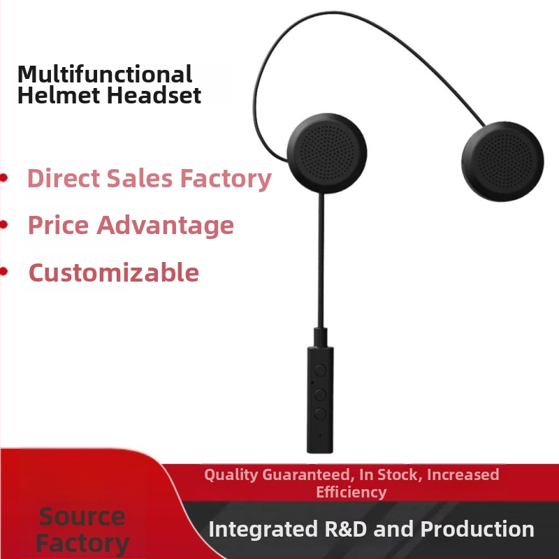 Bluetooth slúchadlo na prilbu motocykla – Vysoko hlasný stereo zvuk, Nepremokavé, pre hovory a hudbu, Bluetooth 5.0, dosah 10 m, Bilaterálny stereo zvuk, Životnosť batérie 160 h