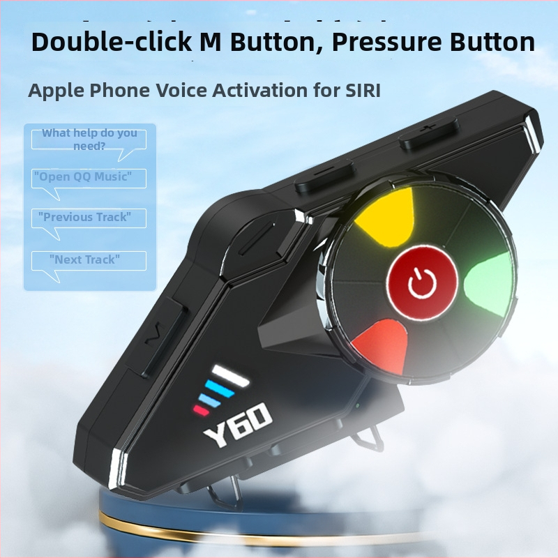 Y60 Bluetooth prilba – slúchadlo pre bicykel, vodotesná a tlmenie hluku